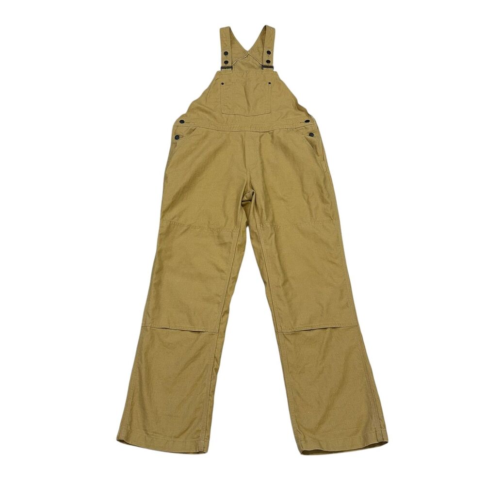 Patagonia All Seasons Hemp Canvas Bib Overalls in Rattan Women's Size XL